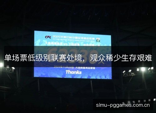 单场票低级别联赛处境，观众稀少生存艰难